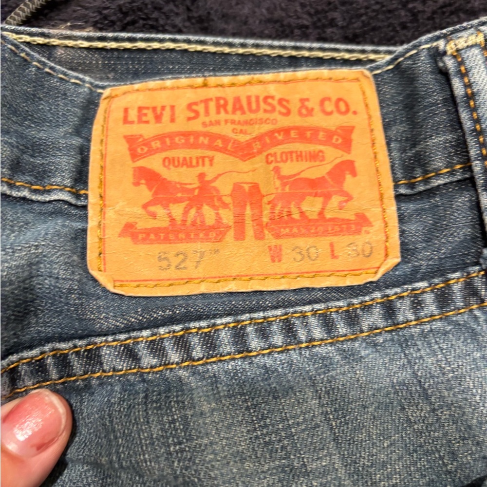 Levi's Blue Bootcut Jeans Classic Style